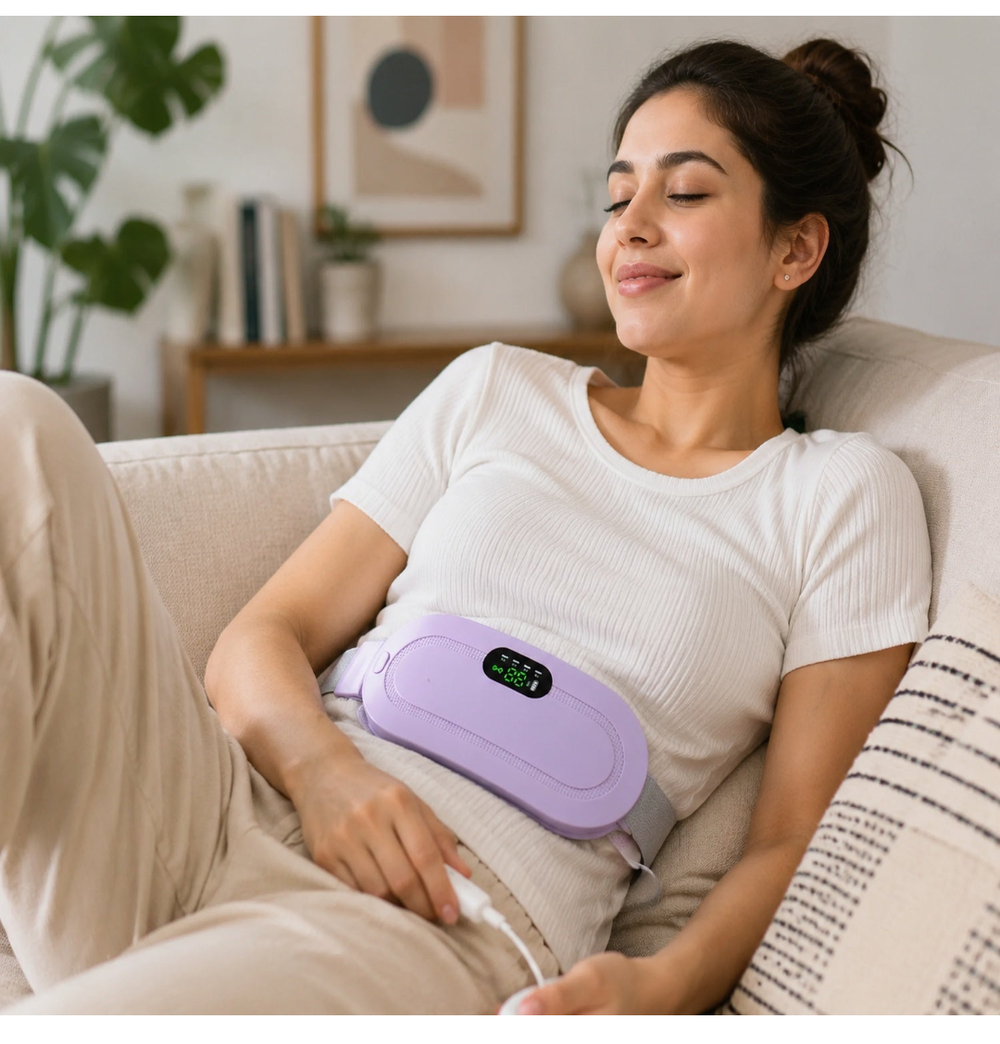 Rechargeable Heating Belt | Cozy Warmth Pad for Period Comfort