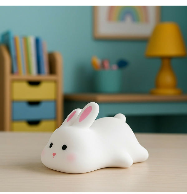 Bunny Silicone Night Light for Kids | Soft Warm Glow Lamp — product image 1