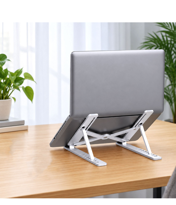 Foldable Laptop Stand with Adjustable Height & Angle | Portable — product image 1