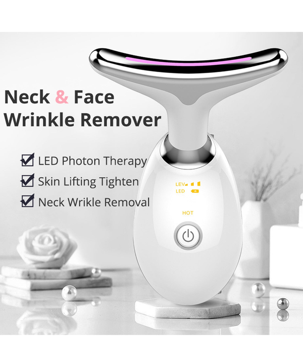 Electric Face Massager | LED Glow Skincare Device