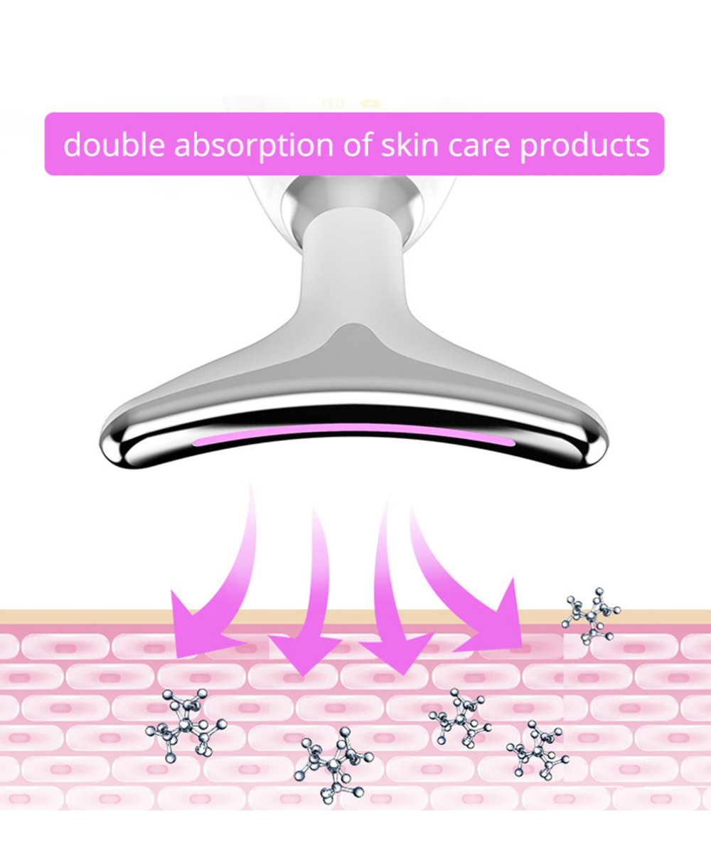 Electric Face Massager | LED Glow Skincare Device