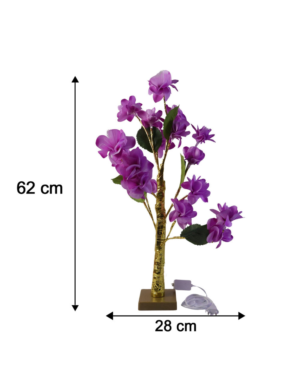 Artificial Flower LED Tree Lamp | Decorative Light for Home & Bedroom